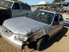 2001 TOYOTA COROLLA S SILVER 1.8L AT Z17825